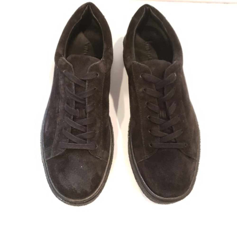 Vince. Womens sneakers black suede 8 - Picture 6 of 8